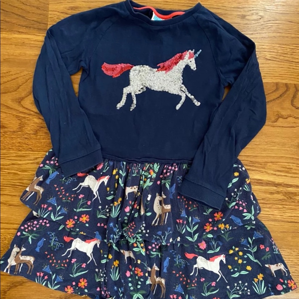 Mini Boden dress unicorn
